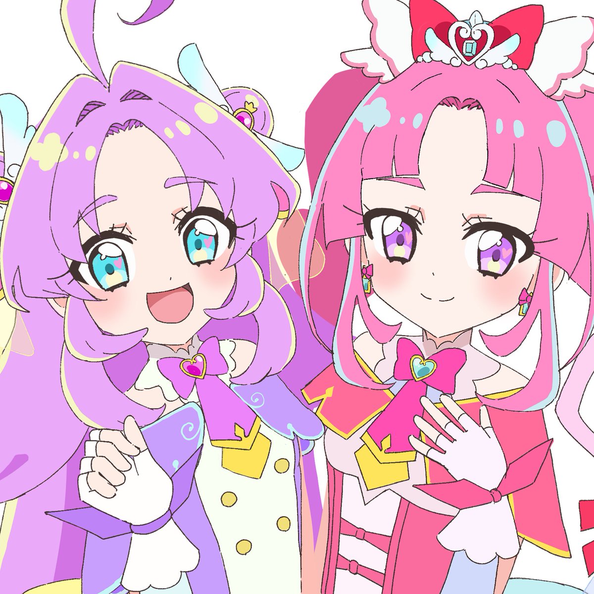 キュアアンサーとキュアミスティック (名探偵プリキュア！)