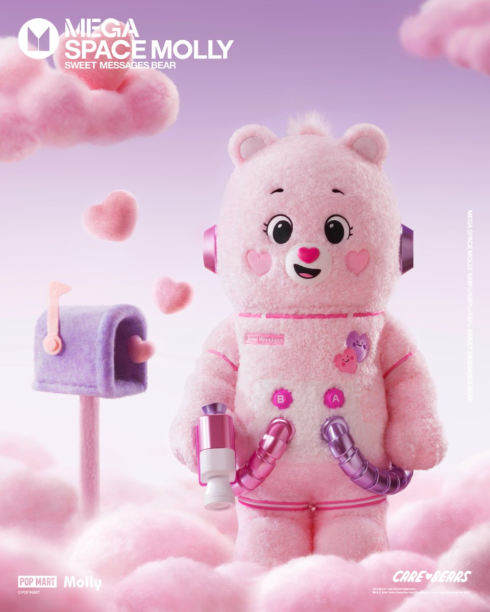 𝐌𝐄𝐆𝐀 𝐒𝐏𝐀𝐂𝐄 𝐌𝐎𝐋𝐋𝐘 with Sweet Message Bear