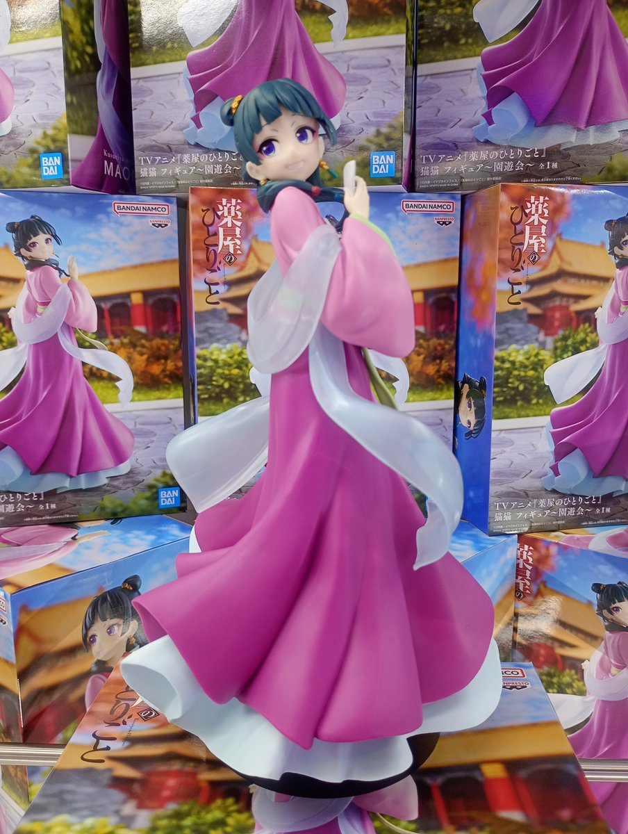 新景品情報】 #薬屋のひとりごと #猫猫 フィギュア ～園遊会