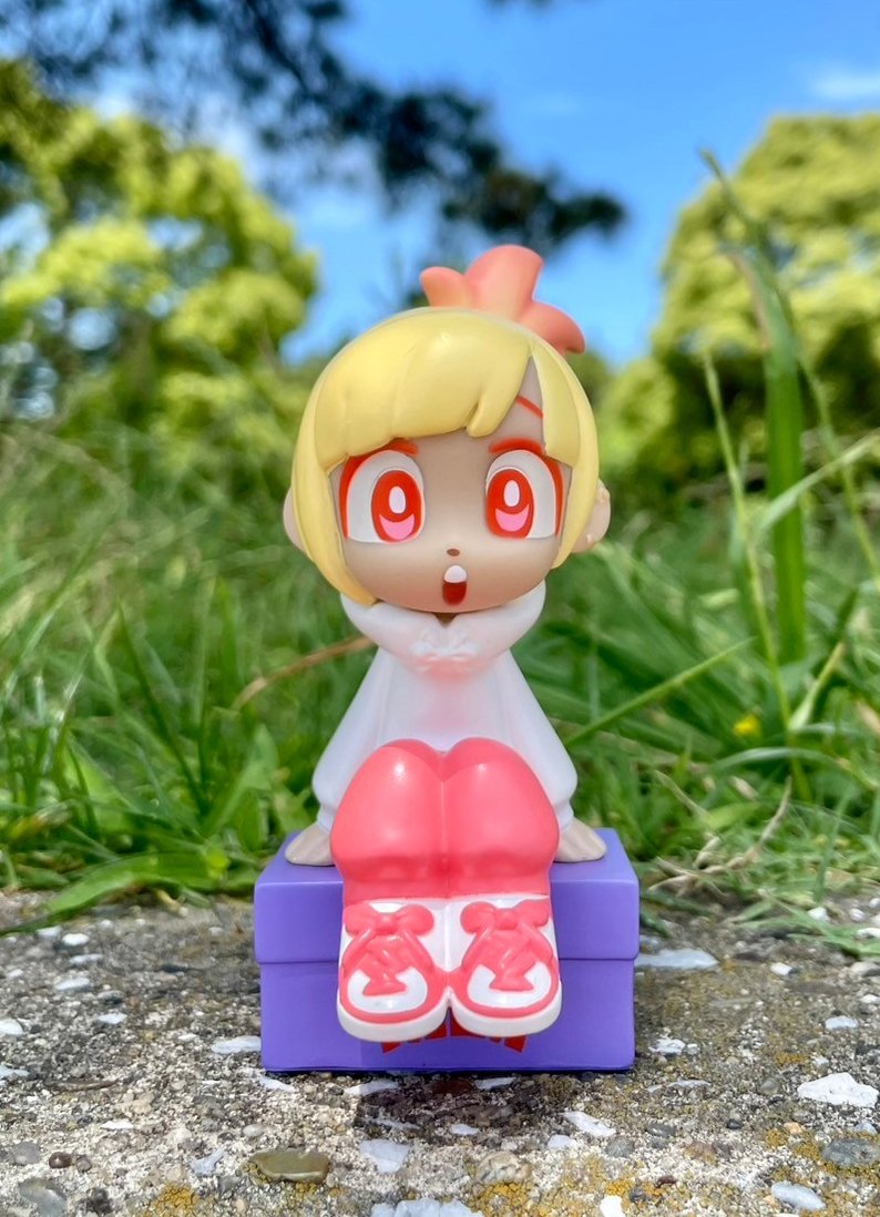 ソフビ】KICKちゃん初期カラー再版しました。 9/7コミティア、9月中旬
