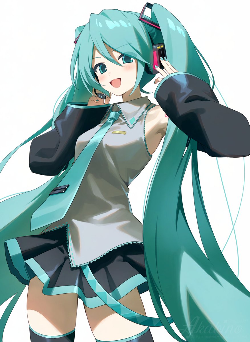 初期立ち絵リスペクトミクさん🎼 #初音ミク