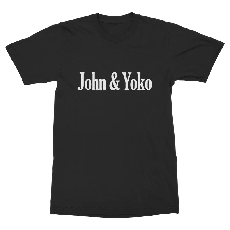 ジョン・レノン＆オノ・ヨーコ新作アルバム発売記念公式Tシャツ