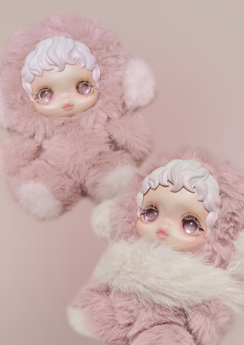 skullpanda 新作の子のキラキラアイ、、羨ましくなって、、🥹🩷 必死の