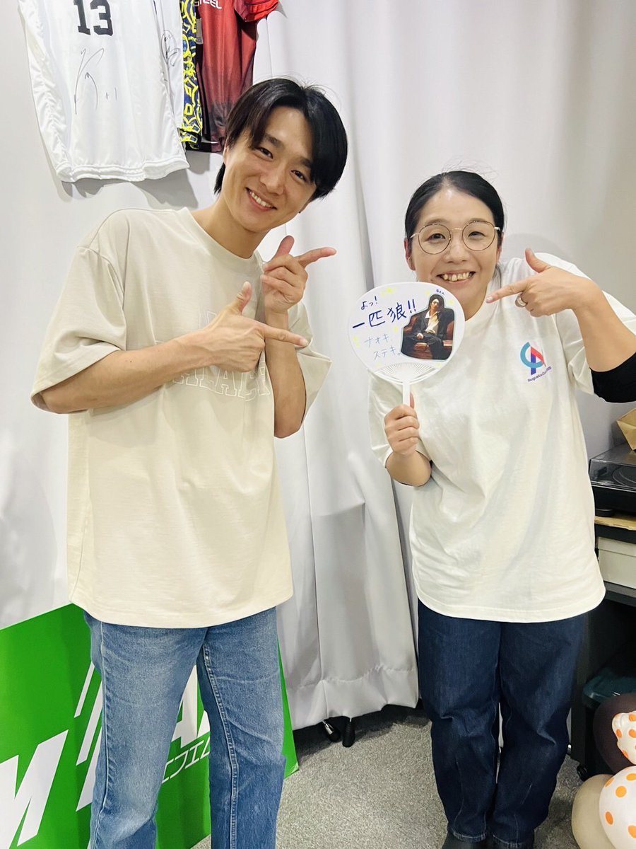 夕刊ラジオ に真田ナオキさんが来てくださいました👏 およそ1ヶ月ぶり