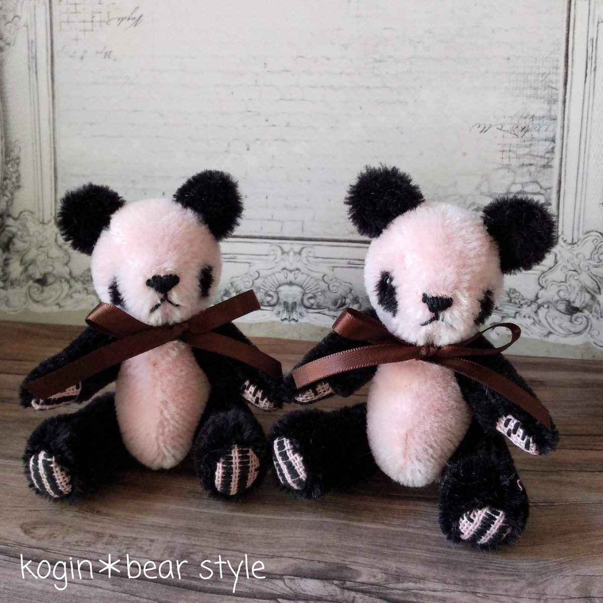 作家 fabian song テディベア パンダ｜国内作家 ぬいぐるみ 国内作家