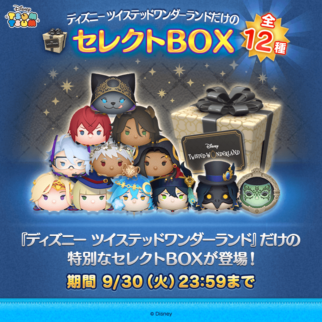 ディズニー ツイステッドワンダーランド』だけの セレクトBOXが登場