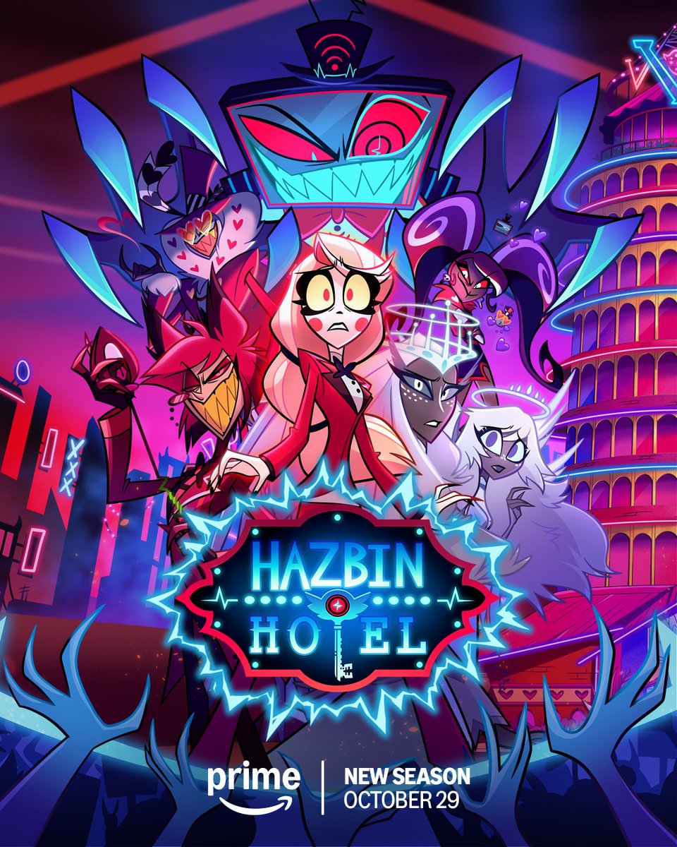 Work】Honored to work on the S2 main visual for Hazbin Hotel, from
