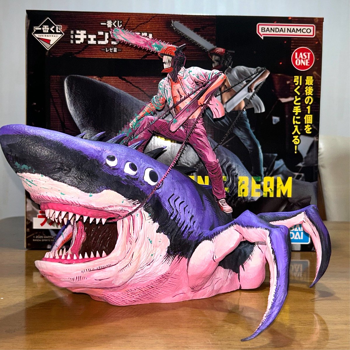 一番くじチェンソーマン ラストワン カラー漫画風に塗ってみました