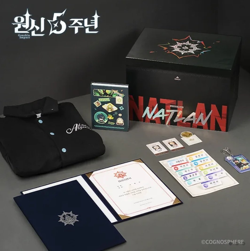 🌟🎊原神5周年🎊🌟／ ☕️韓国「原神カフェ in ソウル」🌸 ✨5周年記念