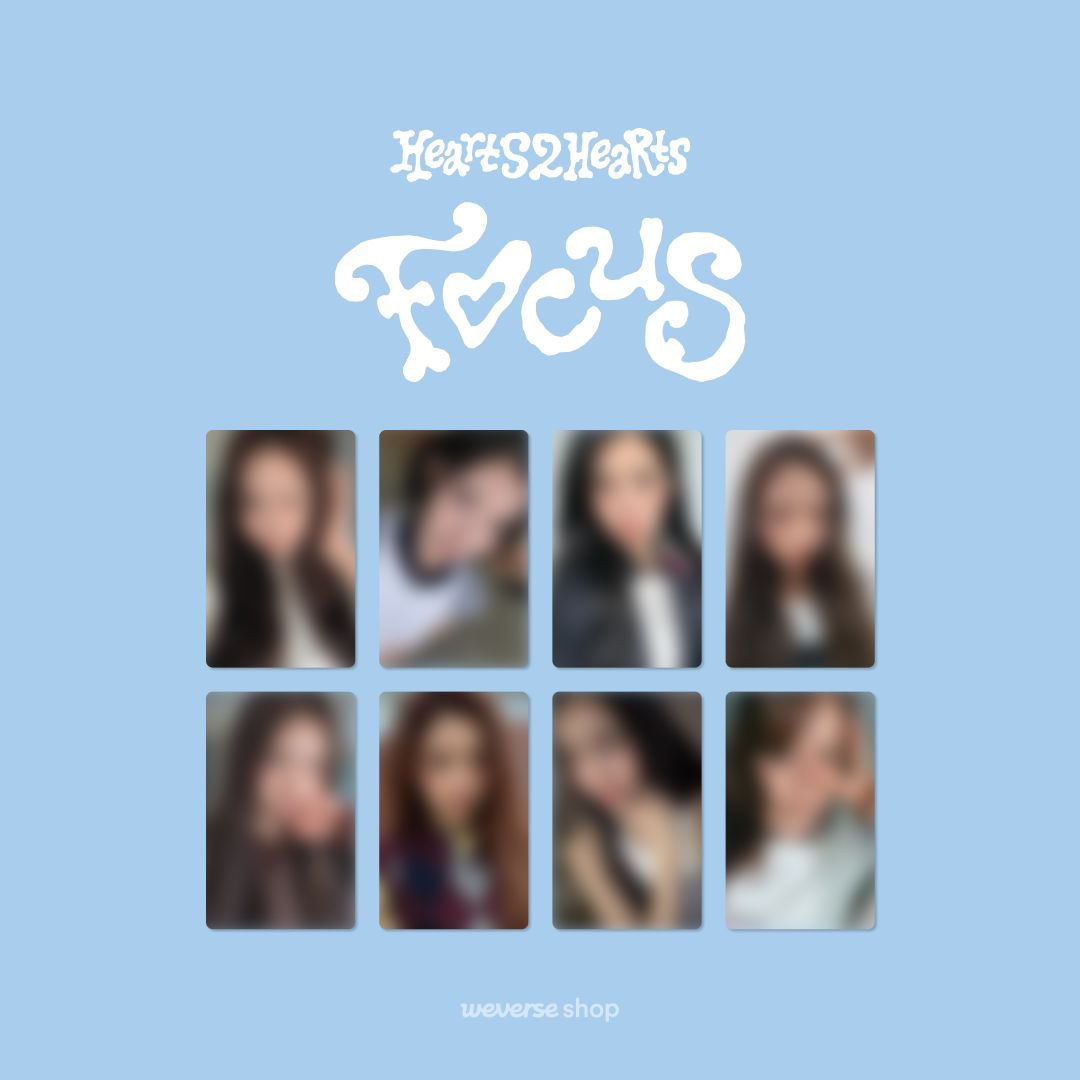 Hearts2Hearts 'FOCUS'🩵 店舗特典ビジュ続き ⑤ applemusic ⑥