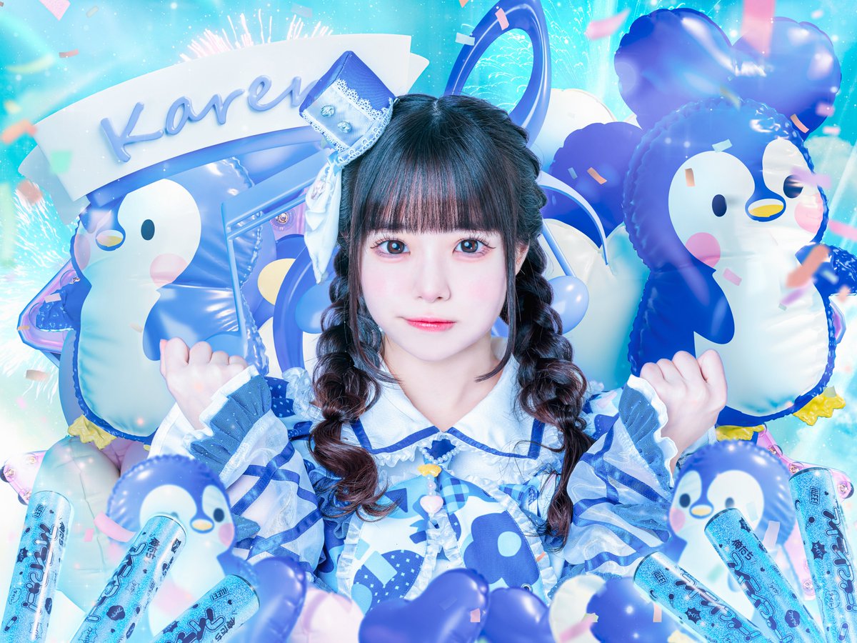 新アー写公開】 ♡新リーダー ♥空詩かれん ♡担当カラー 青 ♥かれん