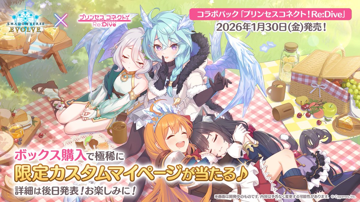 エボルヴ × #プリコネR】 コラボパック「プリンセスコネクト！Re:Dive