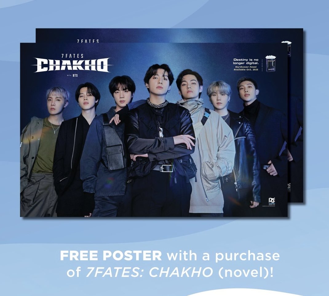 BTS 7FATES CHAKHO Ize Press hardcover novel available in October