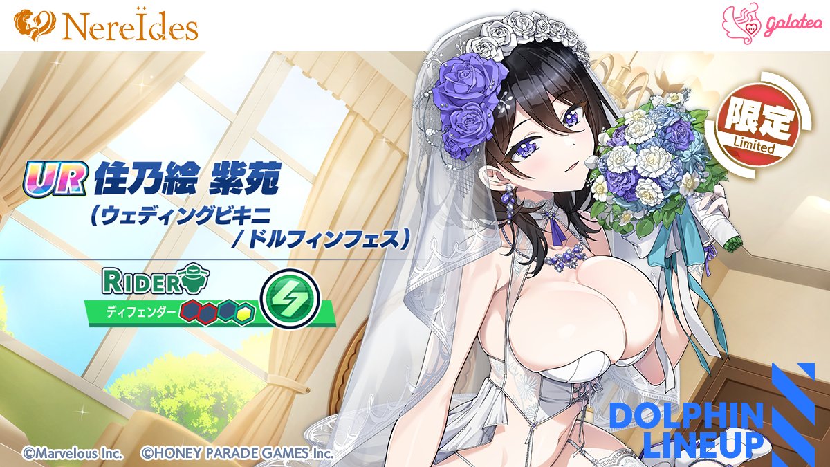 ドルフィンフェス限定ドルフィン紹介①】 『UR 住乃絵 紫苑