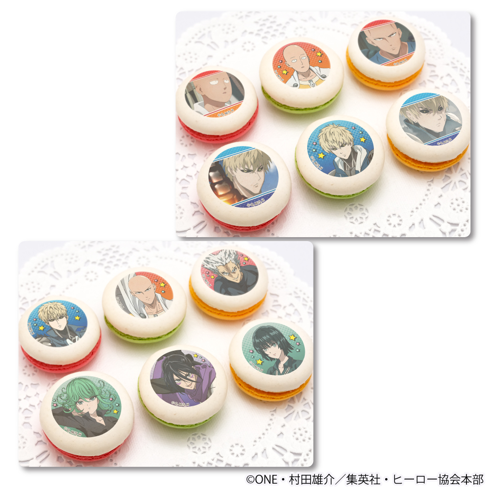 ワンパンマン」定番デザインケーキ＆マカロンが発売決定👊 ケーキは全7