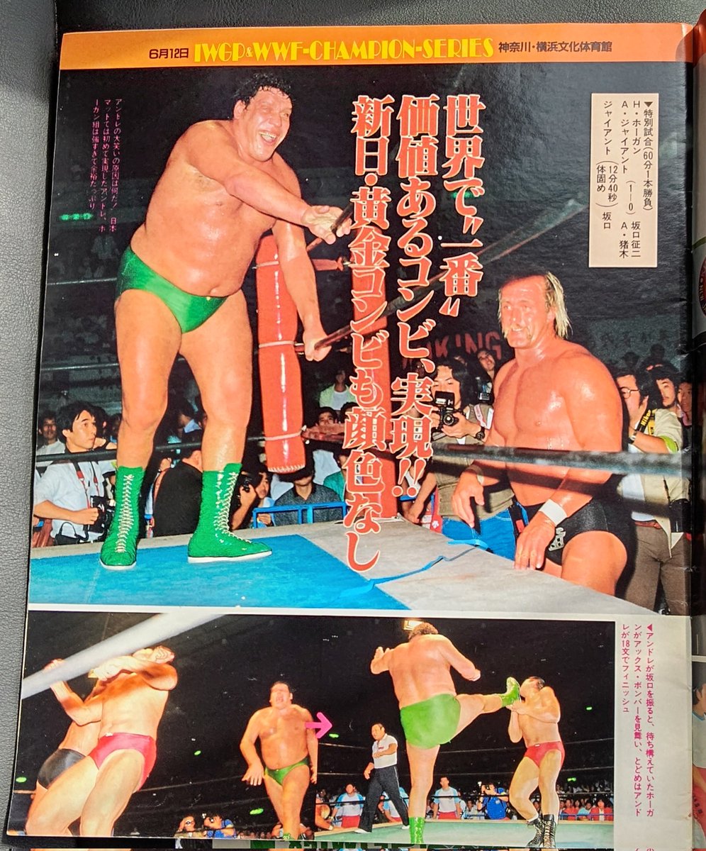 アントニオ猪木 #坂口征二 #アンドレ・ザ・ジャイアント #ハルク