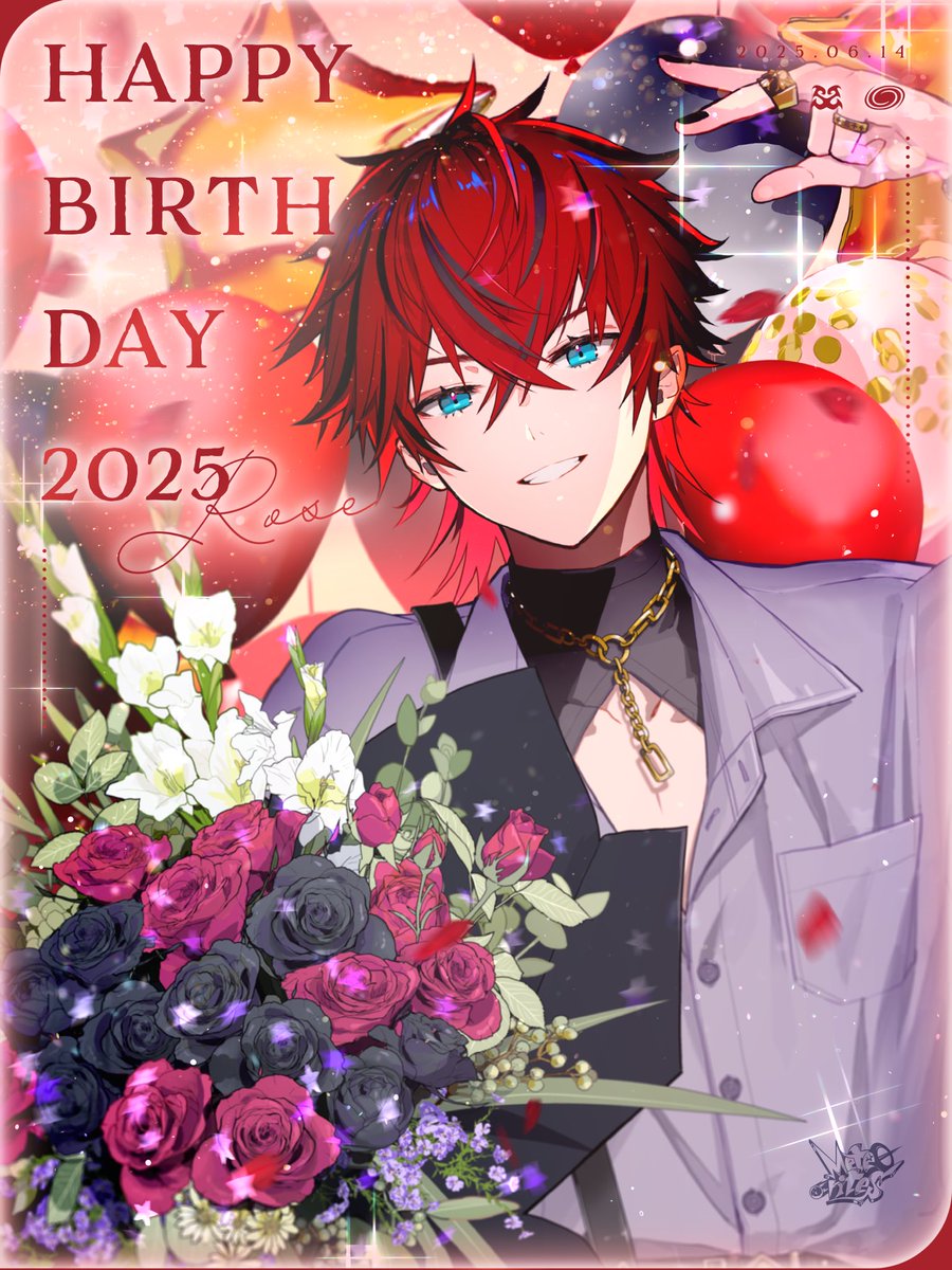ロゼくんお誕生日おめでとうございます🎉 ロゼくんはめちゃめちゃ