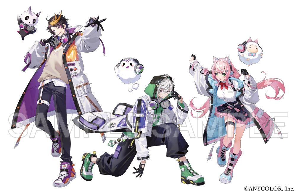 NIJISANJI Buddy Mode Type：Shu, Kagetsu & Nari】 闇ノシュウさん