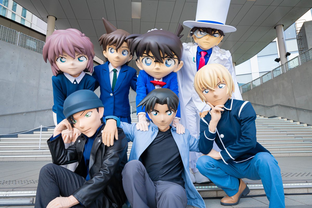 ◥◣ キャラクター撮影会◢◤／ 今年も #コナンランド に コナン達が