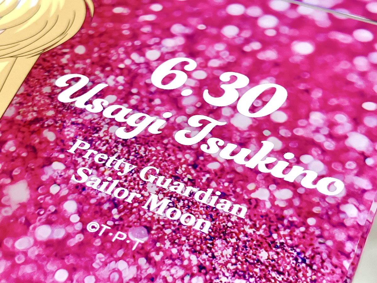 SailorMoonstore ONLINE】 🌙月野うさぎの誕生日を記念したアクリル