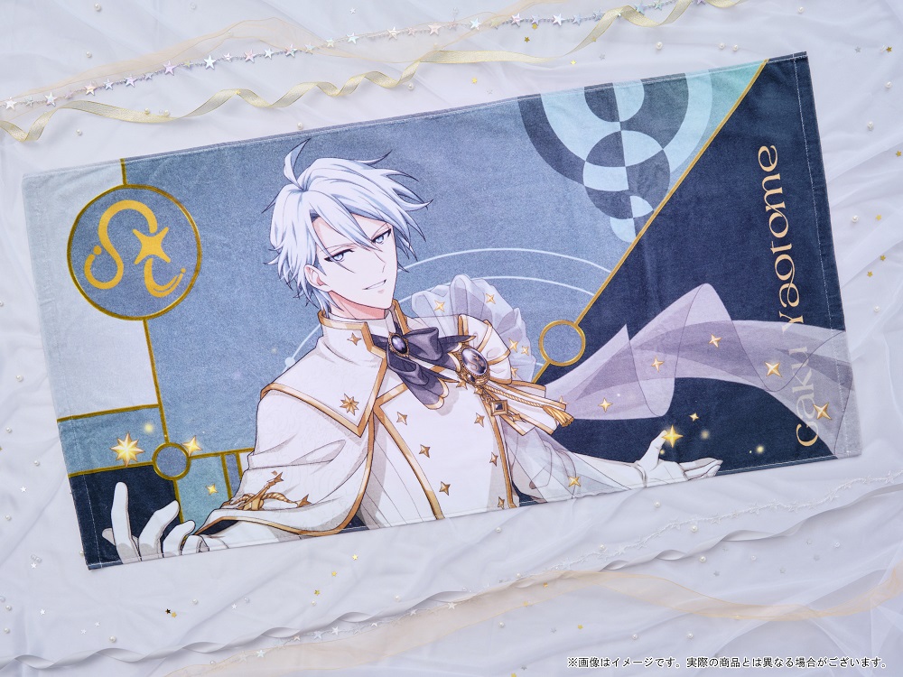 グッズ紹介／ 「ビッグタオル 八乙女楽」 ￥4,500(税込) 2025年の誕生