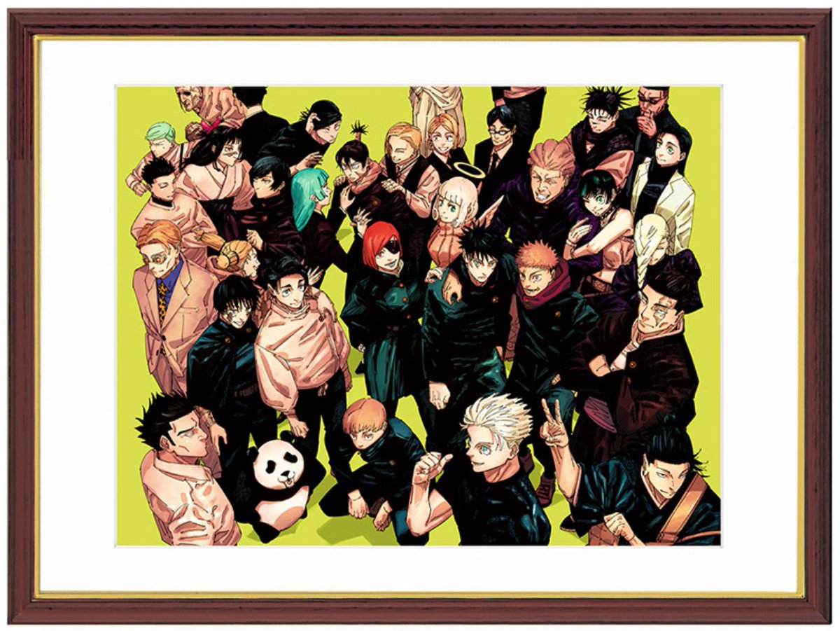 JUMP SHOP】 7月28日(月)より『呪術廻戦』額装高精細デジタルカラーが