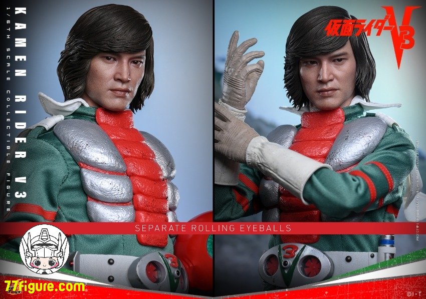 予約商品] HotToys 1/6 TMS162B 仮面ライダーV3 風見志郎 限定版 塗装