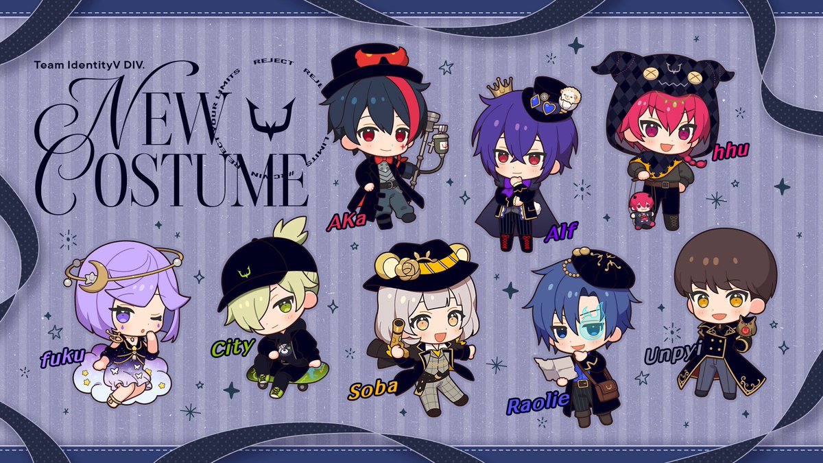 コテキャだ〜〜〜 青うさぎ衣装モチーフで色とか結構こだわりました