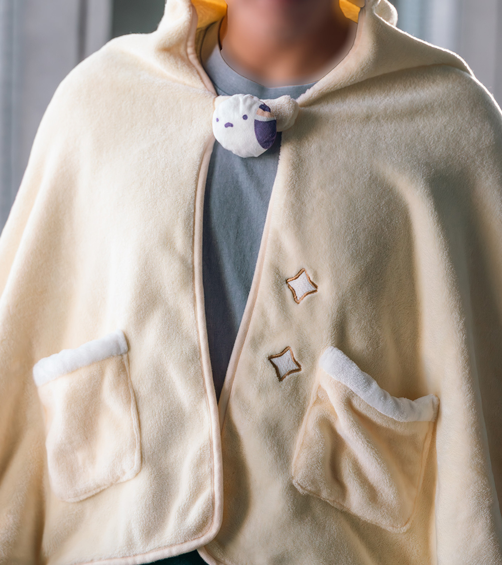 Yostar OFFICIAL SHOP ONLINE 「フード付きブランケット（セイア 八*橙