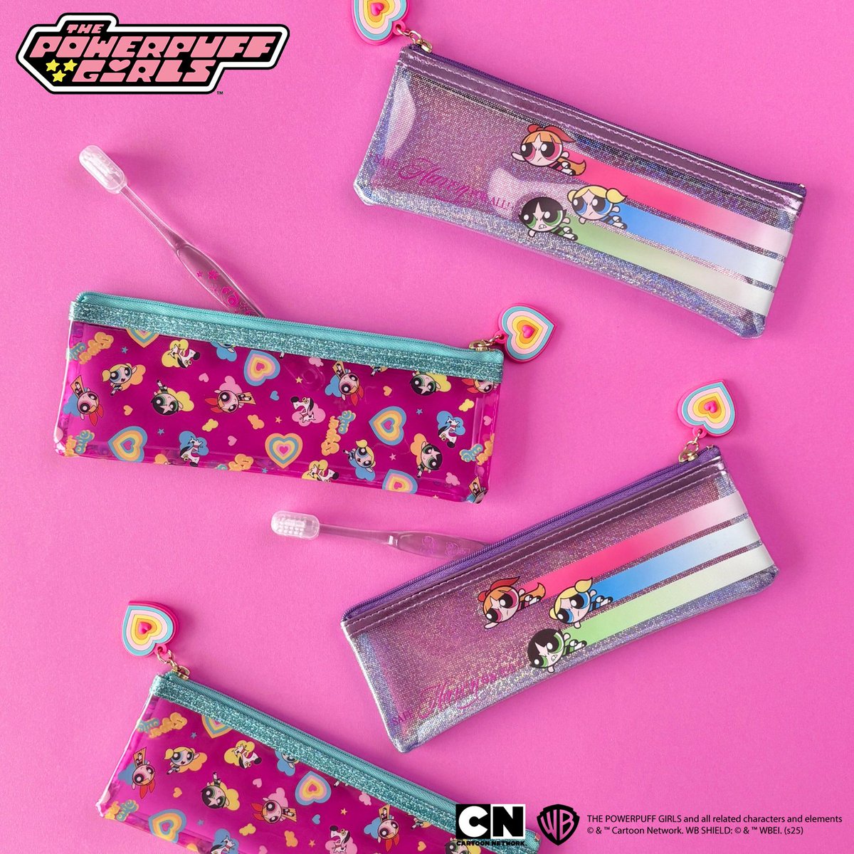 THE POWERPUFF GIRLS(#パワーパフガールズ)」のキュートすぎるポーチ