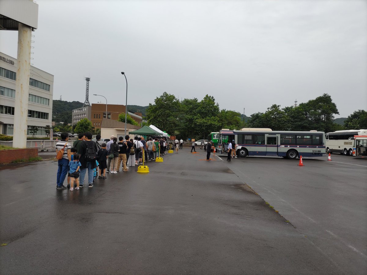 7月26日【道南バス創立100周年記念展示】開始15分前ですがオリジナル