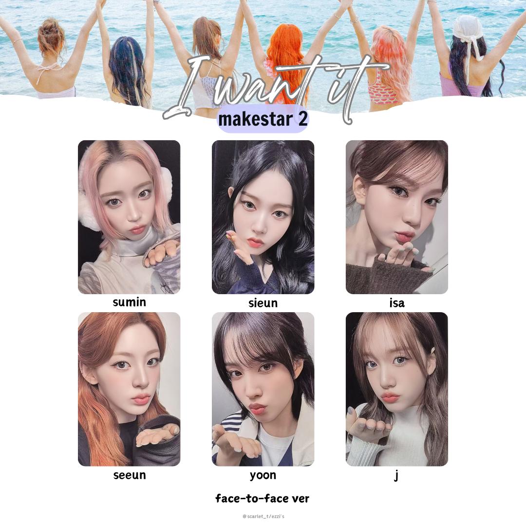 stayc photocard template - member: #sumin #sieun #isa #seeun #yoon