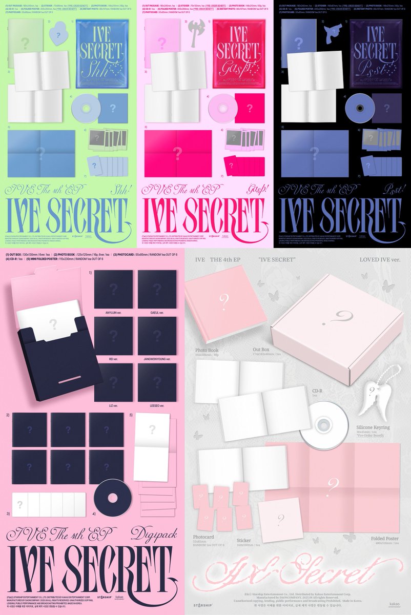 IVE SECRET🎀 アルバム プレビュー 一部公開✧ 【形態】 💿STANDARD