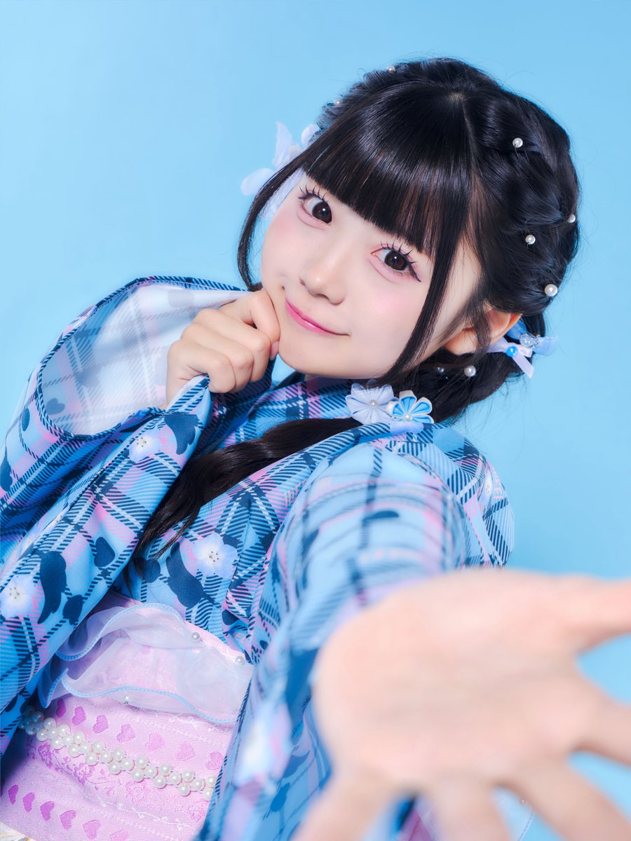 𓈒 𓏸 𓐍 𓂃iLiFE! 浴衣衣装 𓈒𓏸𓂃◌𓈒𓐍 𓈒 🩵虹羽みに 「あっちの