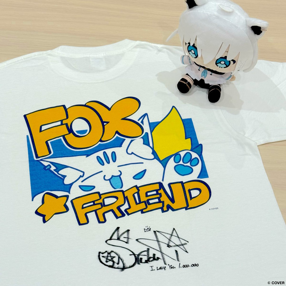 🦊🌽白上フブキ フブキングダム FOXフレンド Tシャツ発売記念🌽🦊 #白