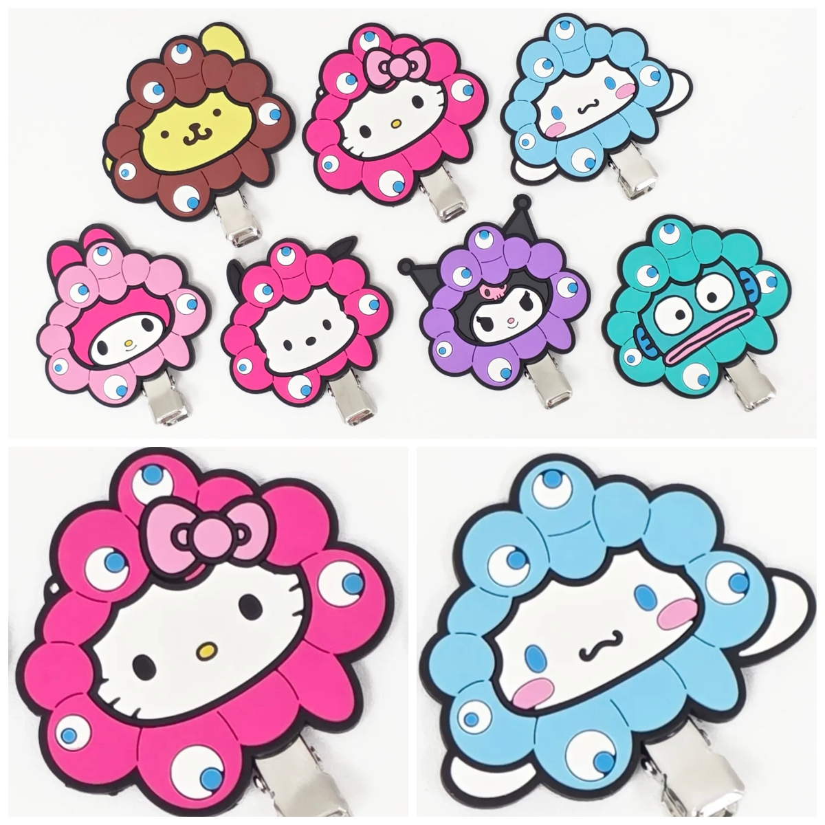 サンリオ×ミャクミャクきたー♡ マルチクリップ8月末発売！ 推し色