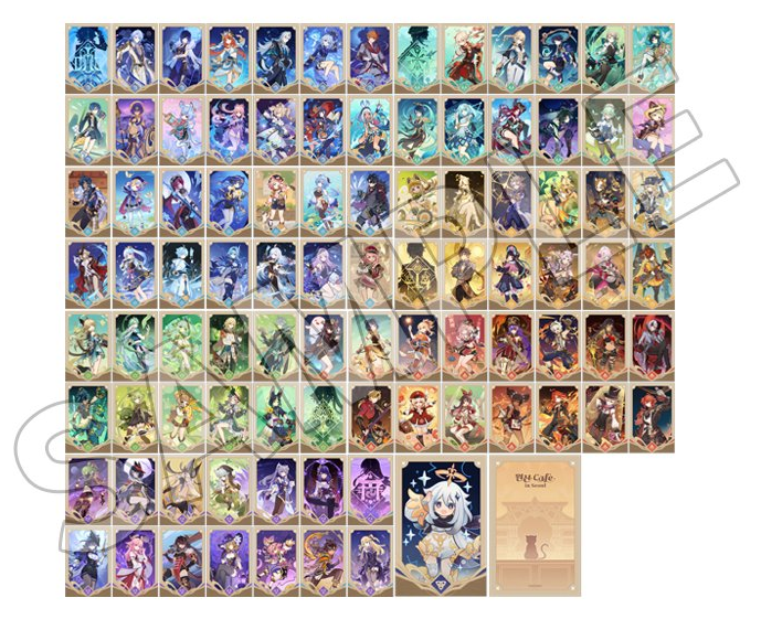 原神カフェ in ソウル』で2025年8月30日から「七聖召喚 ランダムフォト