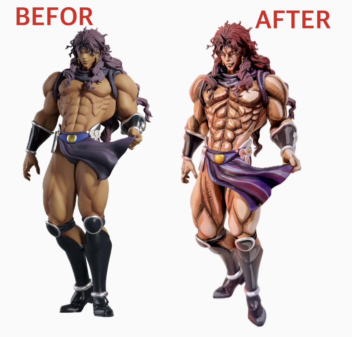 リペイント◇ ジョジョの奇妙な冒険◇ Mometria ◇カーズフィギュア