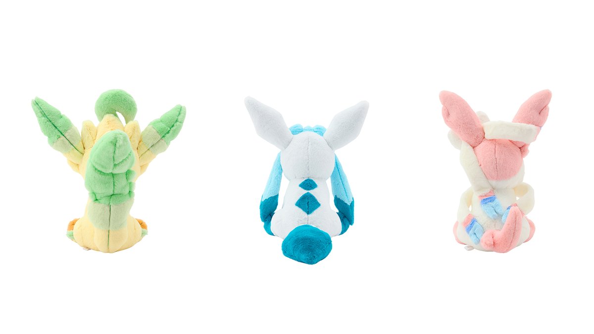ふわふわ抱きぬいぐるみシリーズにイーブイフレンズが！ #リーフィア