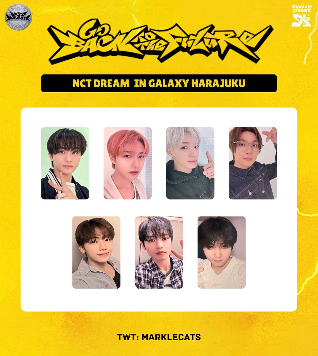 nct dream 'go back to the future' bttf pc photocard template — nct