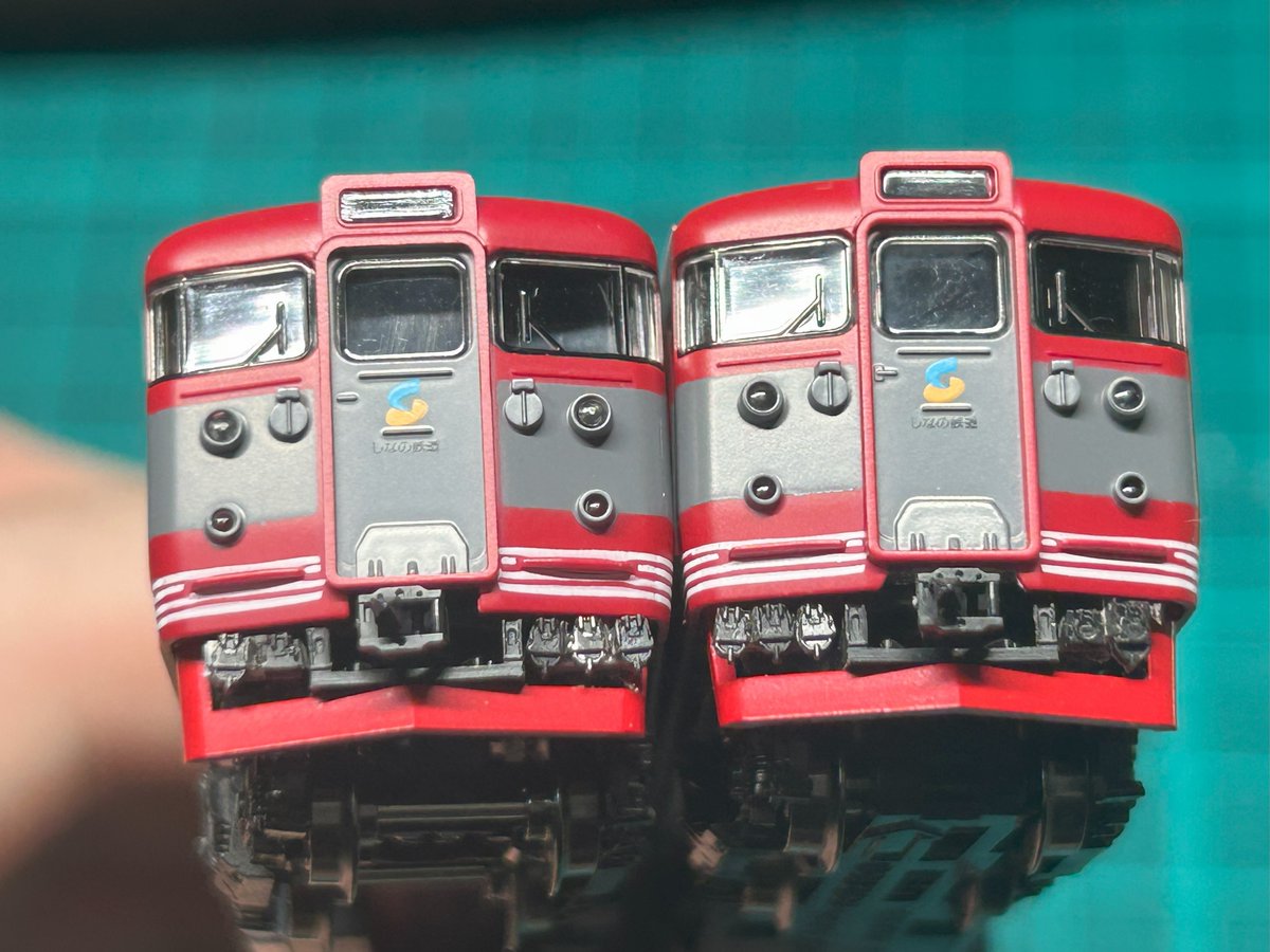 TOMIXしなの鉄道115系クモハ114セット、前面カプラーにジャンパ栓受取