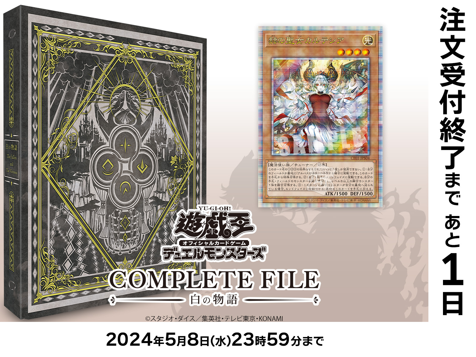 遊戯王OCG COMPLETE FILE 白の物語 ブックレット欠品 遊戯王OCG