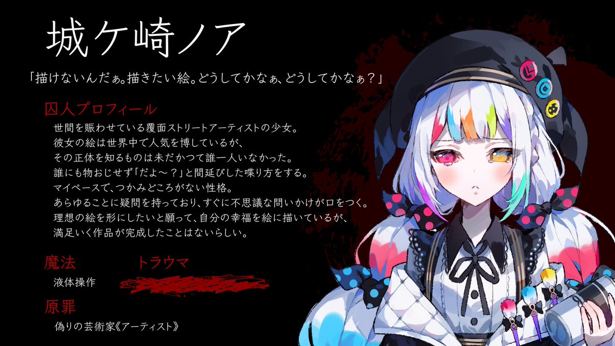 ◇囚人番号661：城ケ崎ノア◇ ご協力ありがとうございました