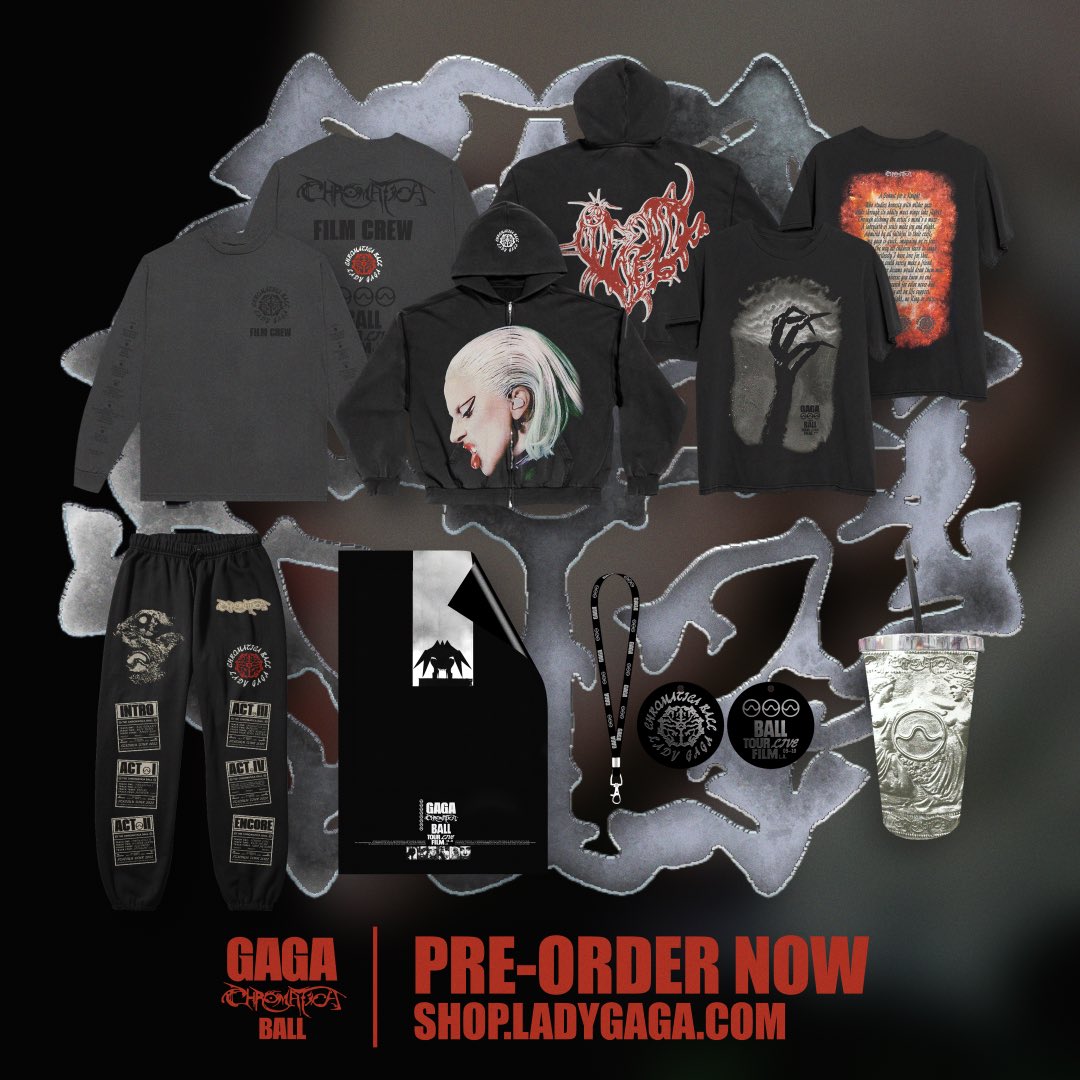 新グッズ販売開始🖤】 GAGA CHROMATICA BALL FILM のグッズが早くも