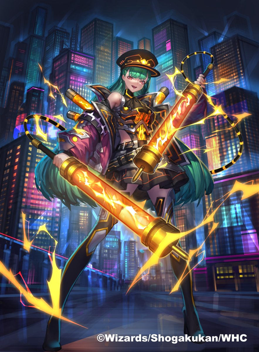 デュエル・マスターズ 神アート 蛍光少女（ネオンライトガール）にて