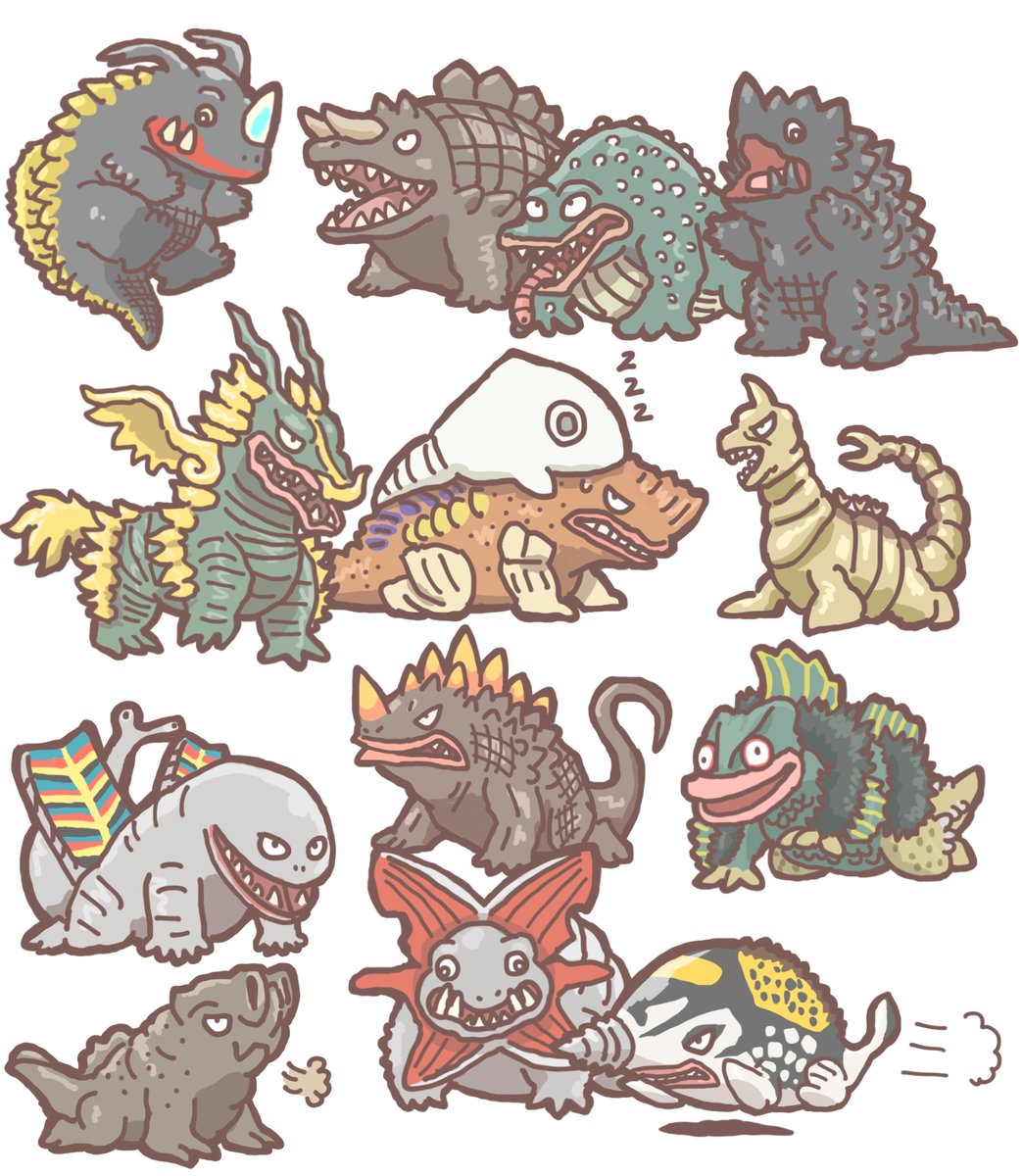 四つ足怪獣コレクション from 初代ウルトラマン