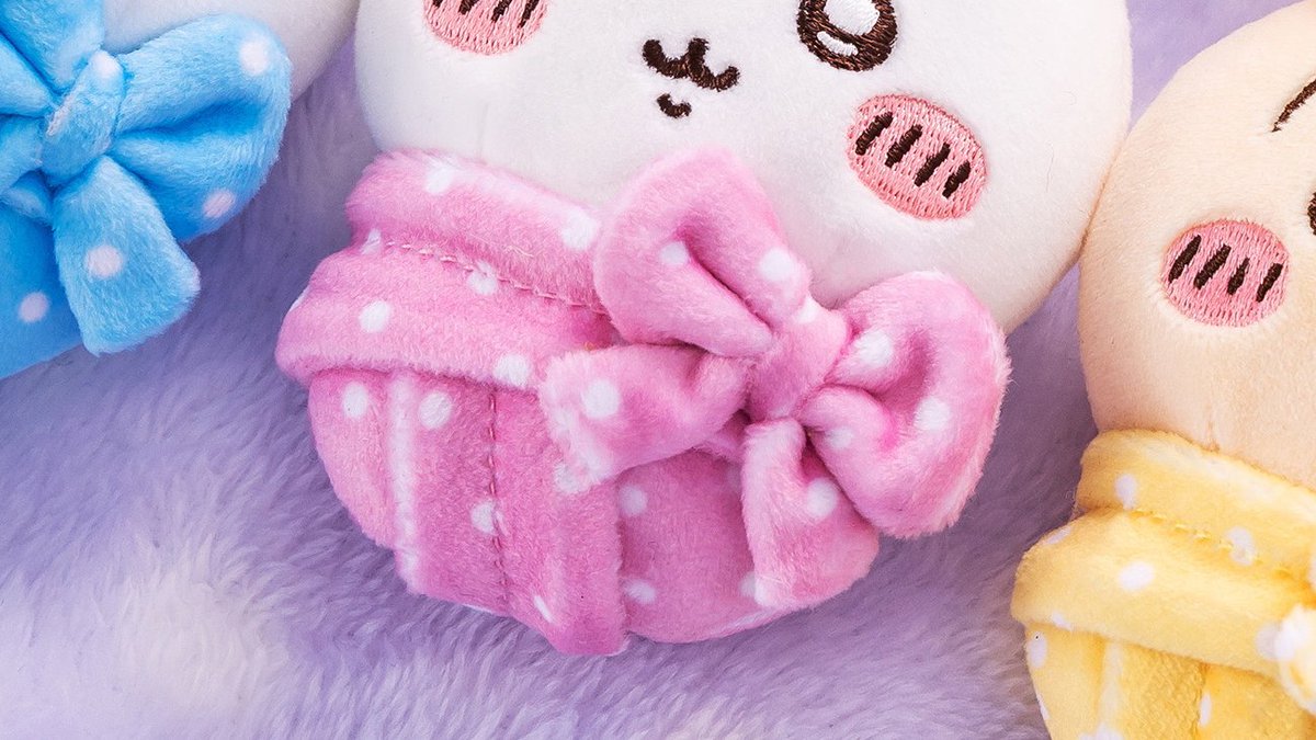 🌼予約開始🌼 『キュッ おくるみぷちミニマスコット』 （#ちいかわ