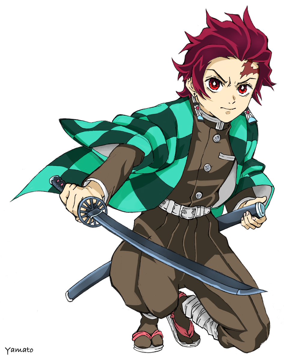 鬼滅の刃「竈門炭治郎 描いてみました#イラスト #鬼滅の