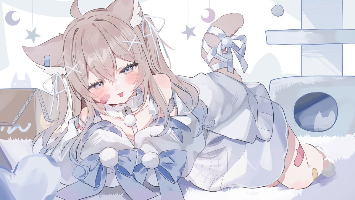 おはろね〜❕🐈‍⬛🤍 今日まで体調戻すためにおやすみいただいて明日