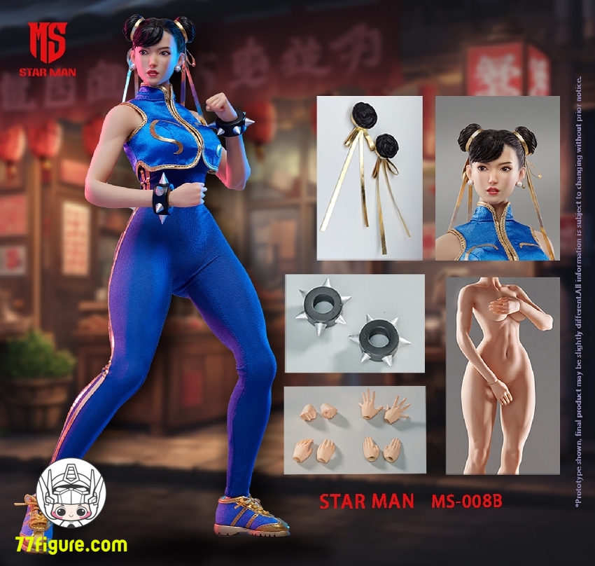 先行販売] スターマン Star Man 1/6 MS-008 女格闘家 春麗 塗装済み